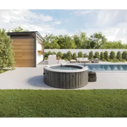 Intex PureSpa Greywood Deluxe Opblaasbare Spa - 1098L - 6 Personen - Led - 216x216x71cm