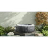 Intex PureSpa Greywood Opblaasbare Spa - 795L - 4 Personen - Grijs - 196x196x71cm