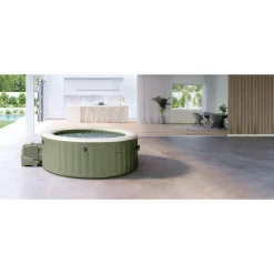 Intex PureSpa Opblaasbare Spa - 1098L - 6 Personen - Olijfgroen - 216x216x71cm