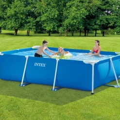 Intex Rechthoekig Frame Zwembad - 300 x 200 x 75 cm - Blauw - Inclusief Accessoire CB97