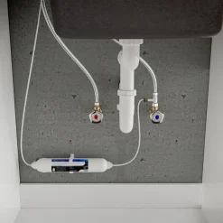 Invena Keukenkraan GLAMOUR Chroom Keukenmengkraan Waterfiltratie Set