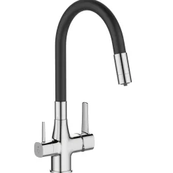 Invena Keukenkraan GLAMOUR Chroom Keukenmengkraan Waterfiltratie Set