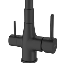 Invena Keukenkraan GLAMOUR Zwart Keukenmengkraan Waterfiltratie Set
