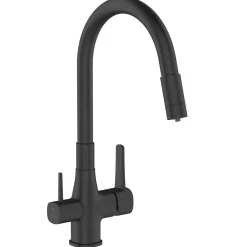 Invena Keukenkraan GLAMOUR Zwart Keukenmengkraan Waterfiltratie Set