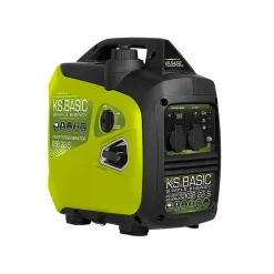 Inverter Generator 2000W Könner & Söhnen, 15.6kg, Superstil 62dB, 4-takt, Camping & Thuis, Ecomode