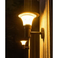 Iplux® Iplux Smart Solar Lamp Florence Staand 62cm - Hoge Kwaliteit Solar Tuinverlichting - Brandduur 15u