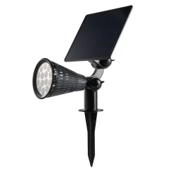 Iplux® Iplux Solar Led Tuinspot Pro+ 1200 Lumen - Hoge Kwaliteit Solar Prikspot - Brandduur 15 Uur