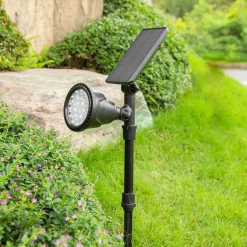 Iplux® Iplux Solar Led Tuinspot Pro Performance 600 Lumen - Hoge Kwaliteit Prikspot - Brandduur 15 Uur