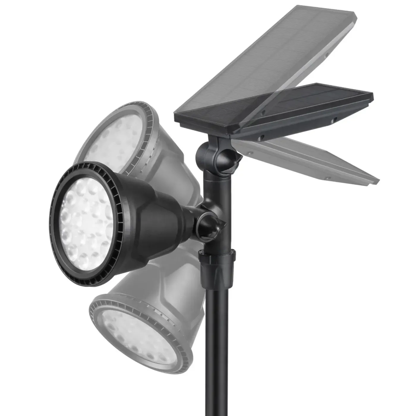 Iplux® Iplux Solar Led Tuinspot Pro Performance 600 Lumen - Hoge Kwaliteit Prikspot - Brandduur 15 Uur