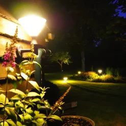 Iplux Solar Wandlamp Paris 37cm - Hoge Kwaliteit Solar Tuinverlichting - Brandduur 15 Uur