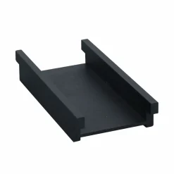 Ivol Bamboe Badplank - Uitschuifbare Badbrug - Zwart