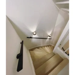 Ivol Design Trapleuning Zwart Rechthoekig - 350 Cm Met 4 Houders
