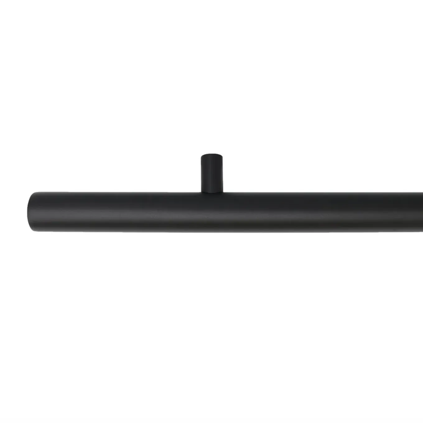 Ivol Design Trapleuning Zwart - 80 Cm + 2 Houders