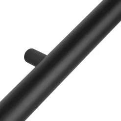 Ivol Design Trapleuning Zwart - 80 Cm + 2 Houders