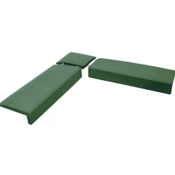 Ivol Hoekstuk Rubber Rand Opsluitband L-vormig - 40x40 Cm - Groen