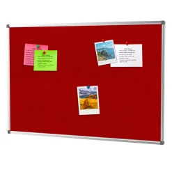 Ivol Prikbord Vilt 90x120 Cm - Rood