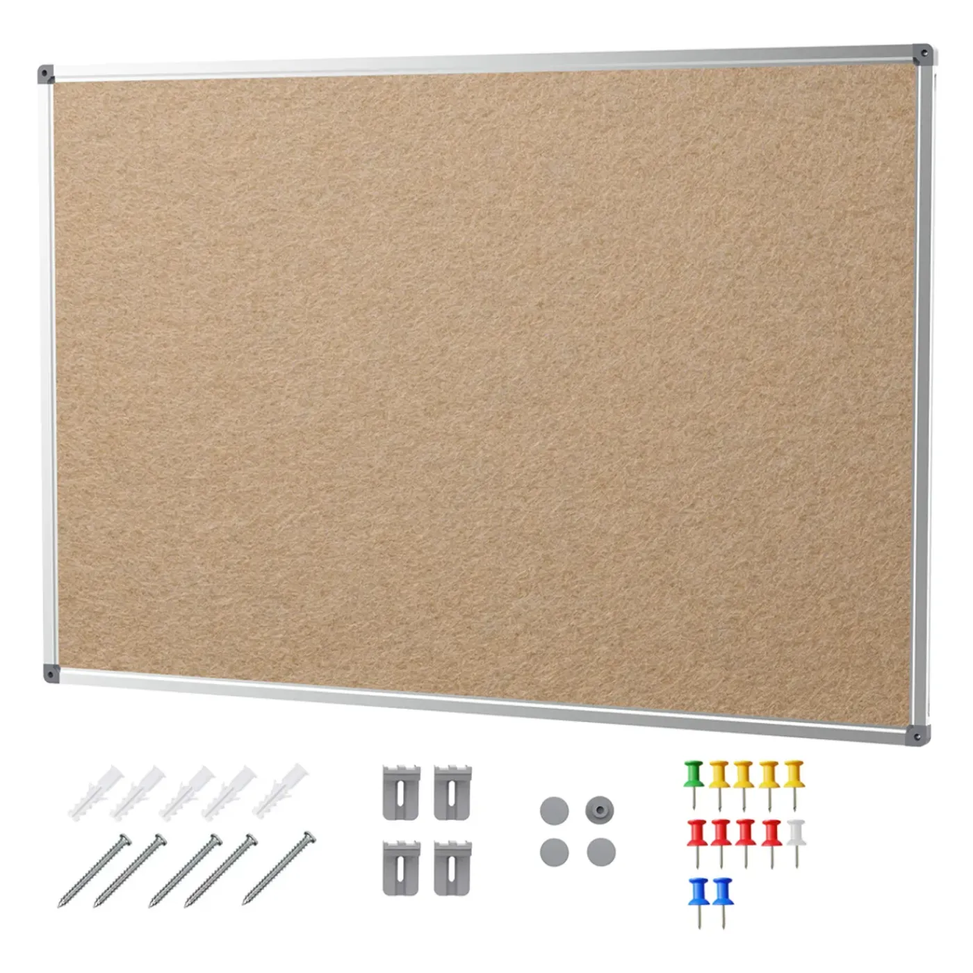 IVOL Prikbord Vilt 100x200 Cm - Taupe