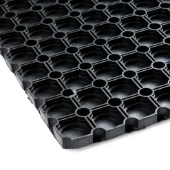 Ivol Ringmat 80 X 120 Cm Gesloten Bodem Zwart
