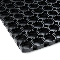 IVOL Ringmat 40 X 60 Cm Gesloten Bodem Zwart
