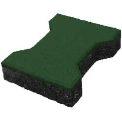 IVOL Rubber Klinkers - 43 Mm - Groen - 1 M² - 36 Stuks