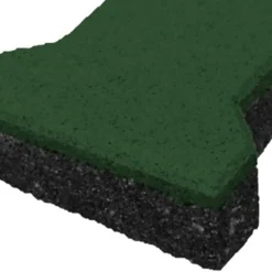 IVOL Rubber Klinkers - 43 Mm - Groen - 1 M² - 36 Stuks