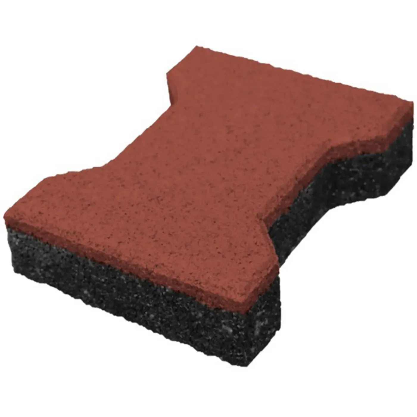 IVOL Rubber Klinkers - 43 Mm - Rood - 1 M² - 36 Stuks