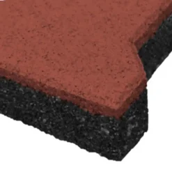 IVOL Rubber Klinkers - 43 Mm - Rood - 1 M² - 36 Stuks