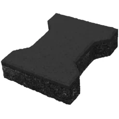 IVOL Rubber Klinkers - 43 Mm - Zwart - 1 M² - 36 Stuks