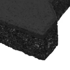 IVOL Rubber Klinkers - 43 Mm - Zwart - 1 M² - 36 Stuks
