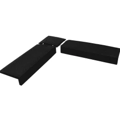 Ivol Rubber Rand Opsluitband L-vormig - 100x40x14,5 Cm - Zwart