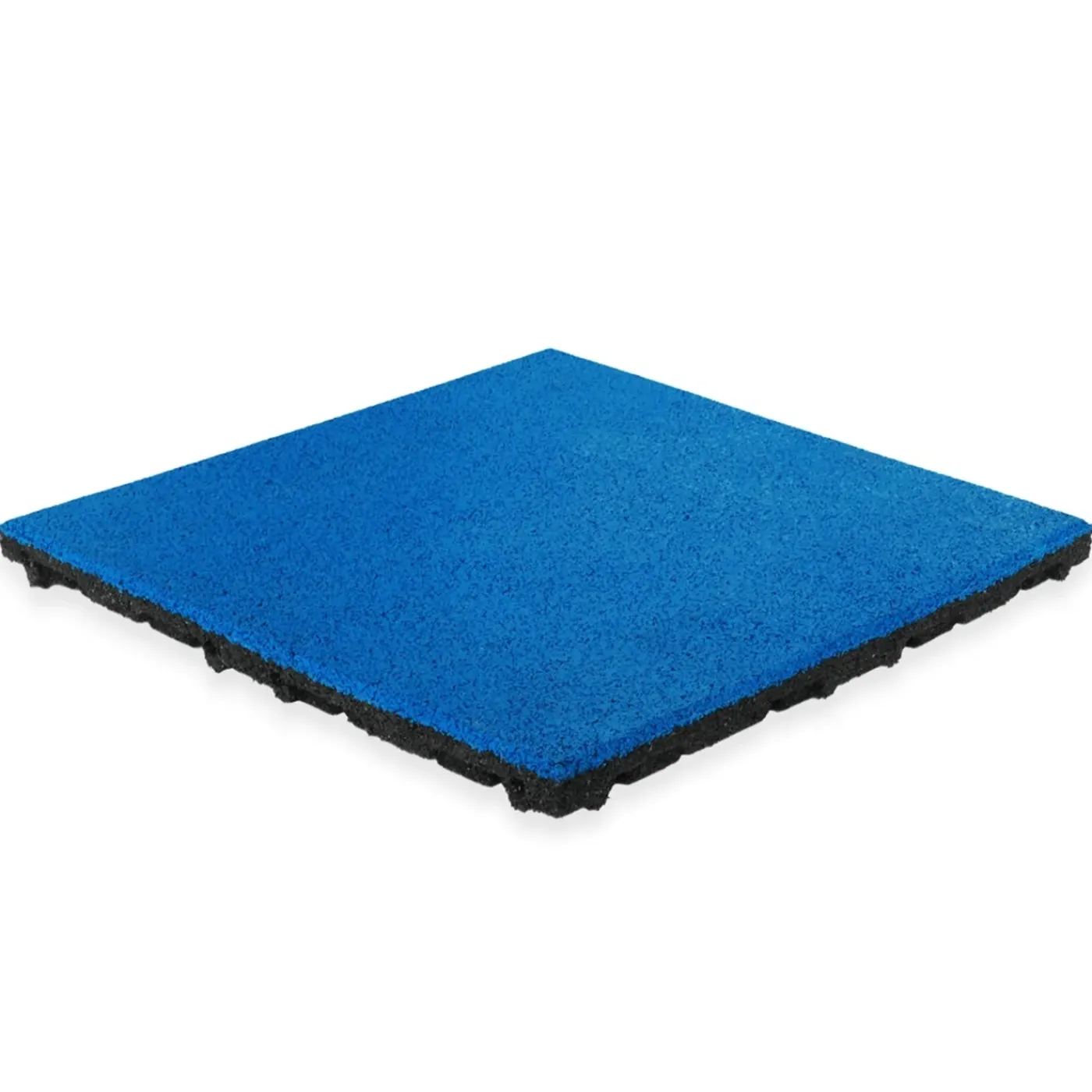 IVOL Rubber Tegel Epdm Toplaag - 50x50 Cm - 45 Mm - Helder Blauw