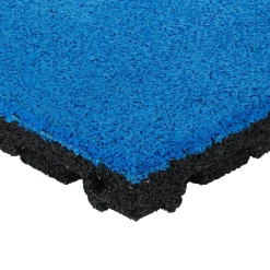 IVOL Rubber Tegel Epdm Toplaag - 50x50 Cm - 45 Mm - Helder Blauw