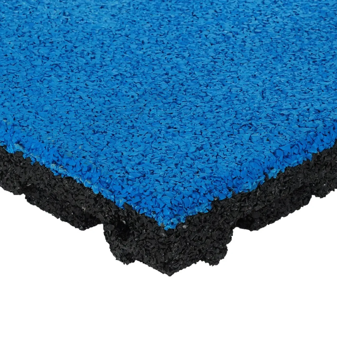 IVOL Rubber Tegel Epdm Toplaag - 50x50 Cm - 45 Mm - Helder Blauw