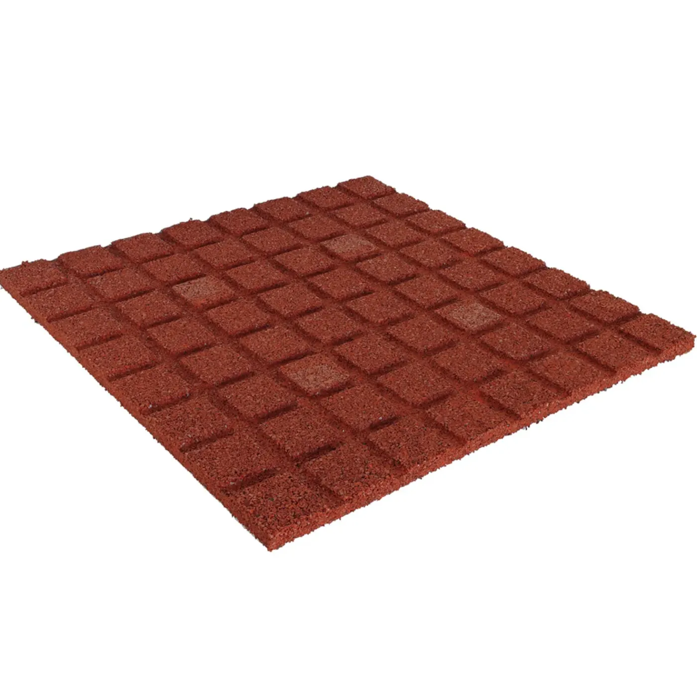 IVOL Rubber Tegel 20mm - 50x50 Cm - Rood