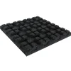 IVOL Rubber Tegel 75 Mm - 50 X 50 Cm - Zwart