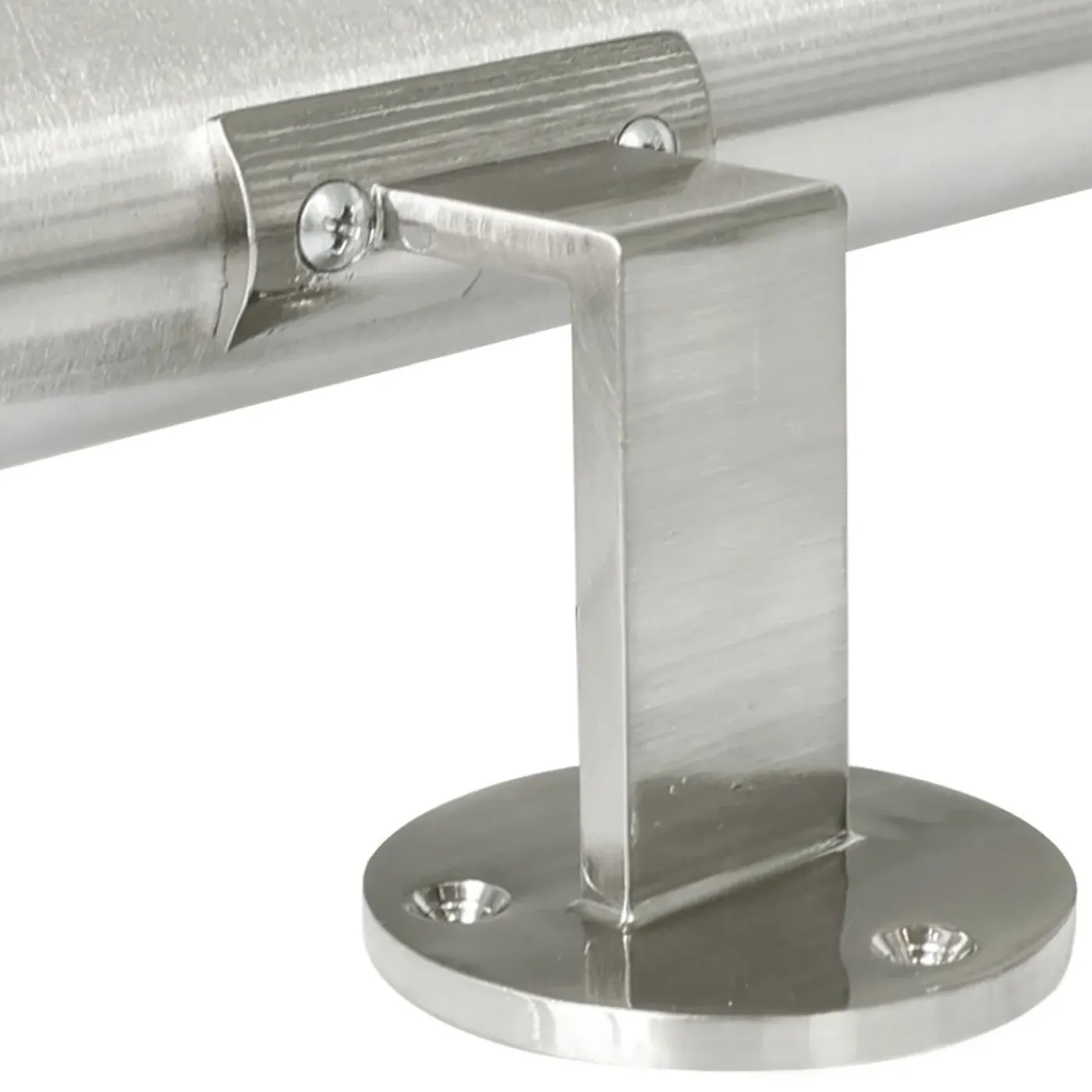 IVOL Rvs Geborsteld Trapleuning 350 Cm Met 4 Houders