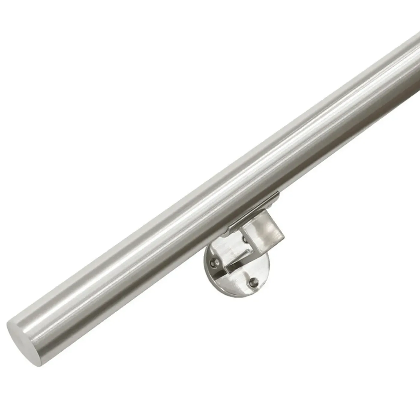 IVOL Rvs Geborsteld Trapleuning 350 Cm Met 4 Houders