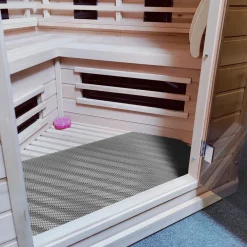 Ivol Ultra Grip Rastermat Honingraatstructuur 120 Cm - Grijs