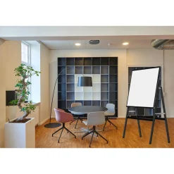 Ivol Whiteboard Op Statief - Magnetisch - 150x120 Cm - Zwart
