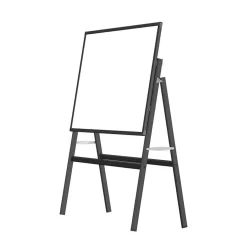 Ivol Whiteboard Op Statief - Magnetisch - 150x90 Cm - Zwart