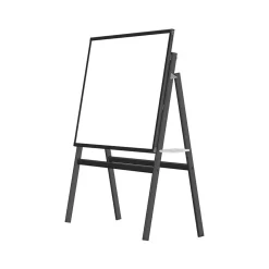 Ivol Whiteboard Op Statief - Magnetisch - 150x90 Cm - Zwart