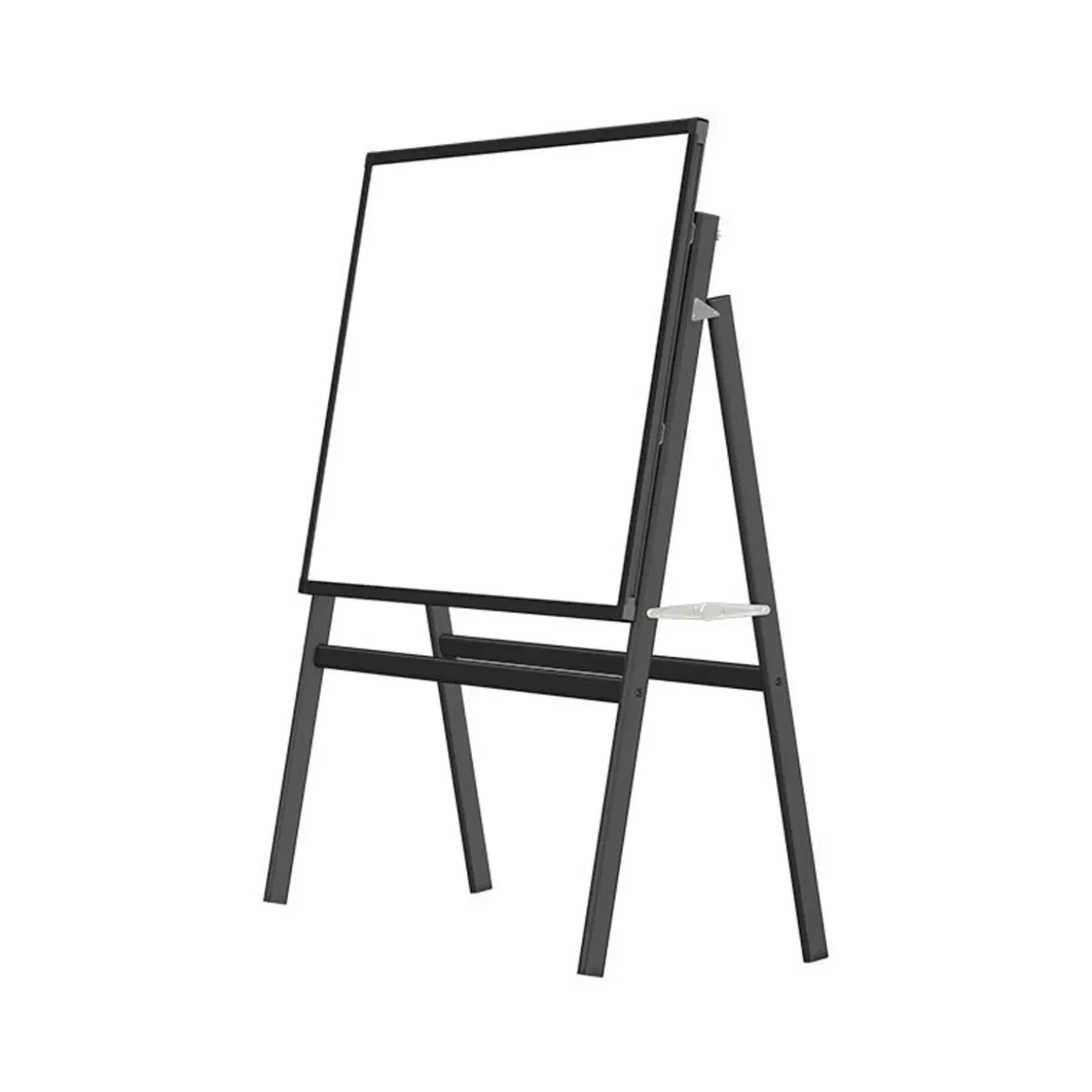 Ivol Whiteboard Op Statief - Magnetisch - 150x90 Cm - Zwart