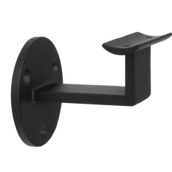 IVOL Zwarte Trapleuning 80 Cm + 2 Houders