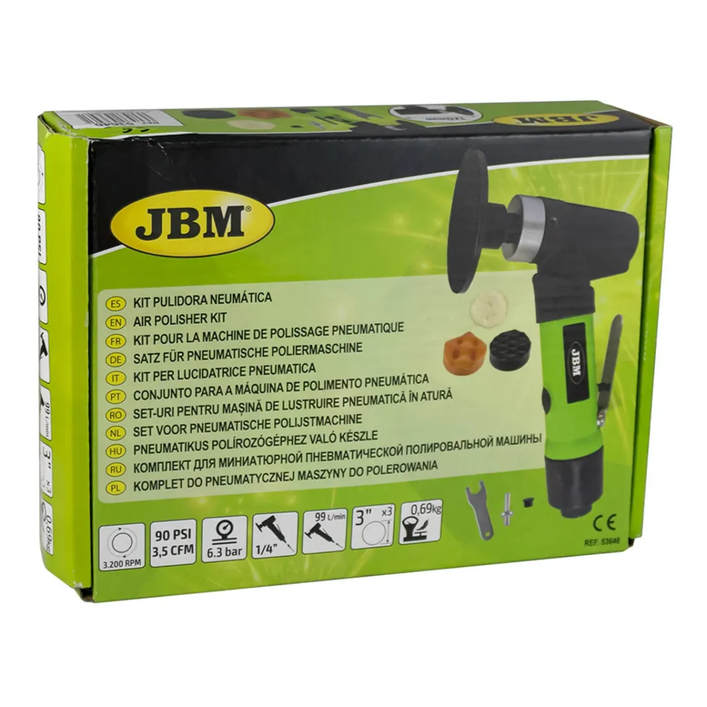 JBM Tools Jbm 1/4" Polijstmachine 75 Mm (jbm-53646)