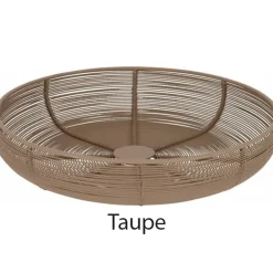 JENS Living Fruitmand Pim - Draadmand - Ø29 X 6.5 Cm - Taupe
