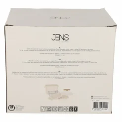 Jens Living Ijsblokjesmaker Beige Met 2 Vormen En Ijslade