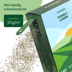 Joyfields sport- en speelgazon graszaad 1 kg - gazonherstel en aanleg - met anti-vogelvraatcoating