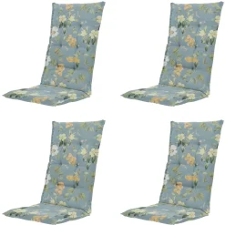 Julliete - Kussen Gestikt Hoge Rug - Set Van 4