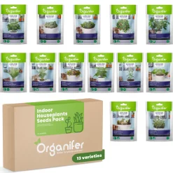 Kamerplanten Zaden Pakket - 13 Soorten - Organifer