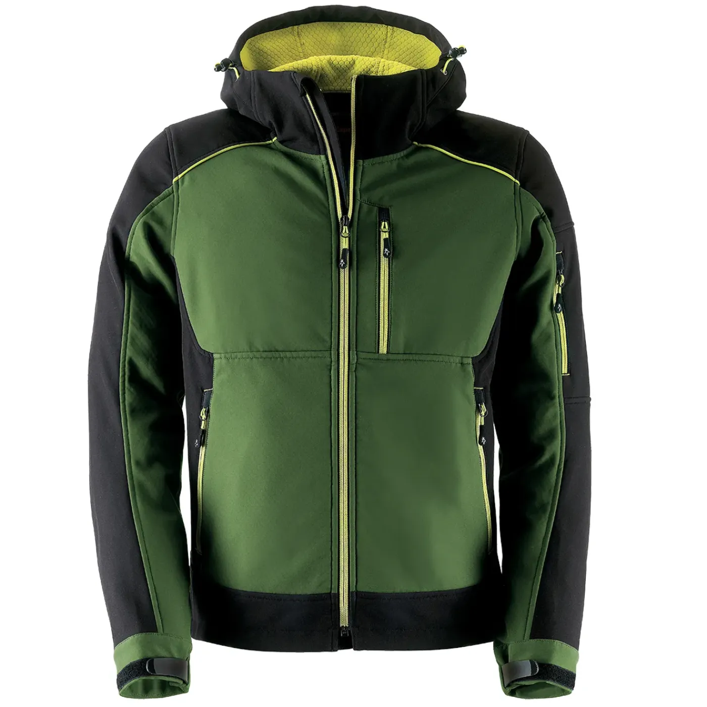 KAPRIOL jas Dynamic softshell groen M